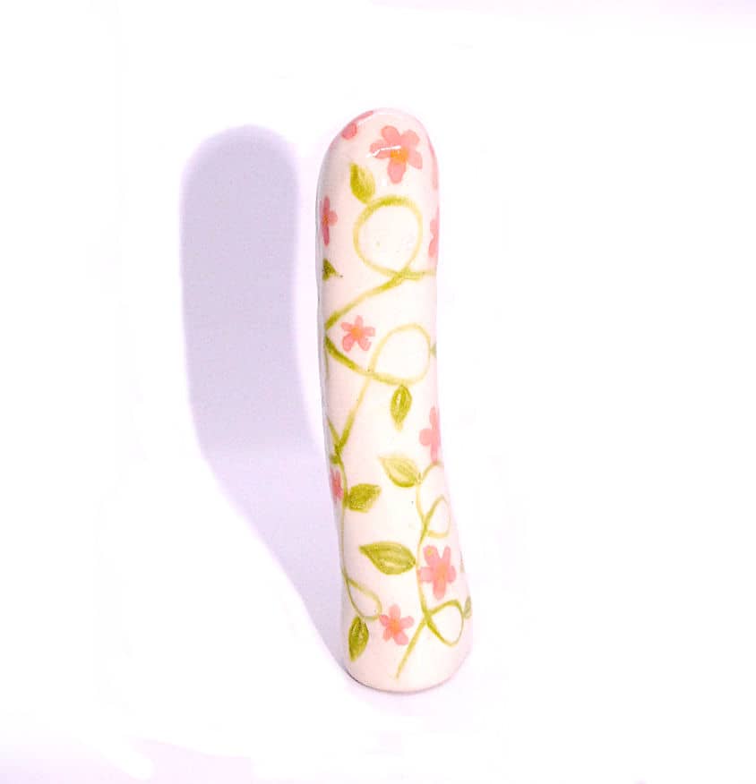 Ceramicfloralonwhiteupright Ceramicfloralonwhiteupright